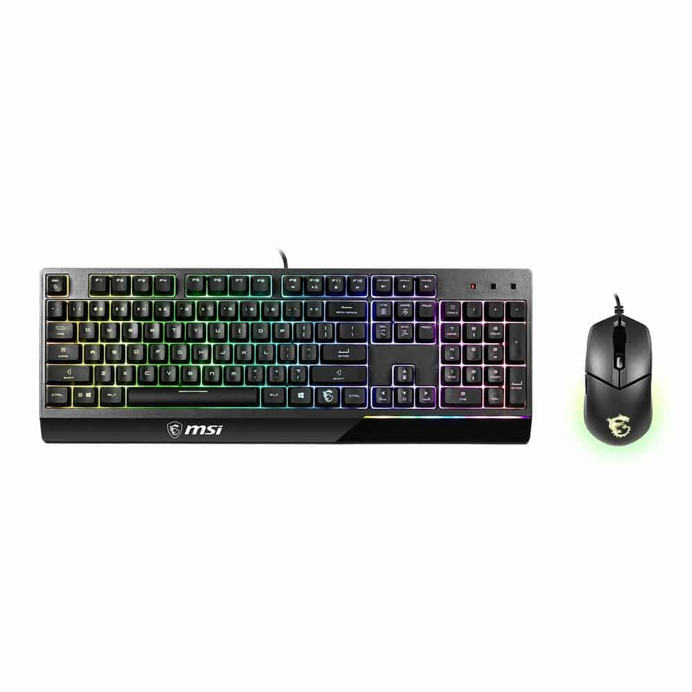 MSI VIGOR GK30 COMBO RGB Keyboard + Clutch GM11 Mouse